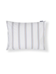 Lexington - Dobby Striped -perkaalityynyliina - 1609 WHITE/BLUE/BEIGE | Stockmann