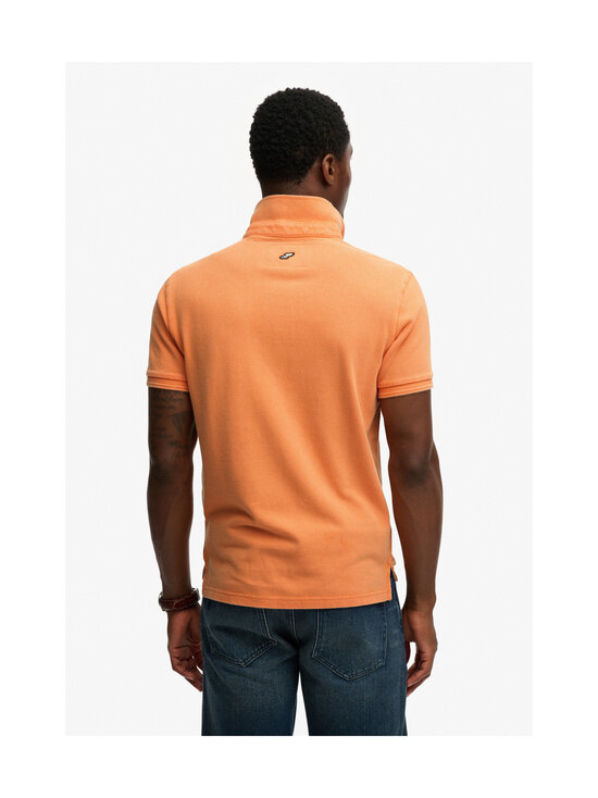 Superdry - Polosärk Classic - 1OP AUTUMN BLOSSOM ORANGE | Stockmann - photo 5