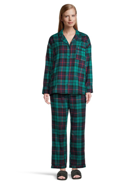 A+more - Nellie-flanellipyjama 2-osainen - GREEN CHECK | Stockmann - photo 2