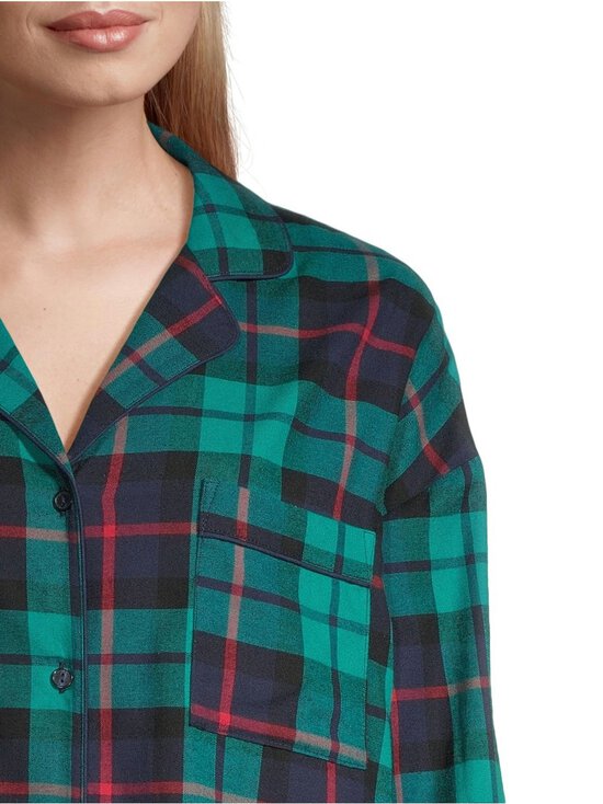 A+more - Nellie-flanellipyjama 2-osainen - GREEN CHECK | Stockmann - photo 4
