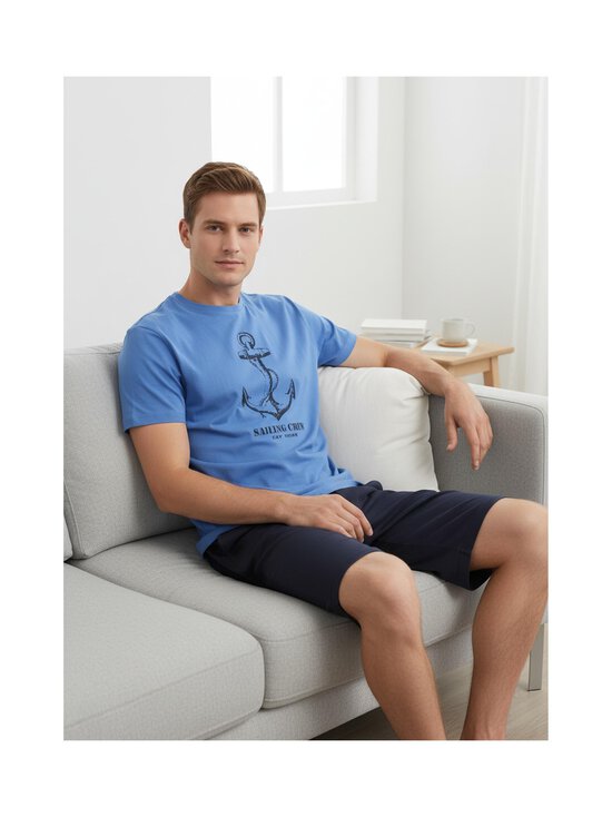Cap Horn loungewear - Lühikeste pükstega pidžaamakomplekt Cole - COAST BLUE/NAVY | Stockmann - photo 8