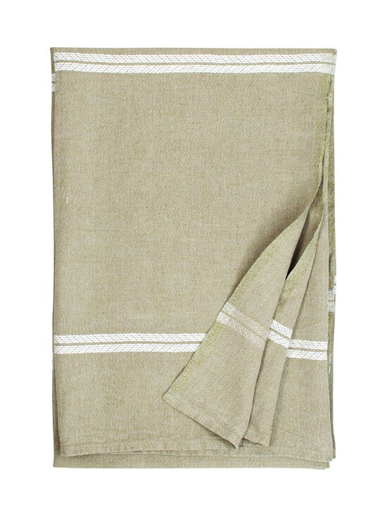 Lapuan Kankurit - Venla lina galdauts/pleds - 4 MELANGE OLIVE-WHITE | Stockmann - photo 1