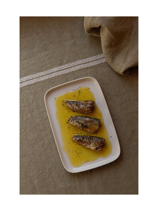 Lapuan Kankurit - Venla lina galdauts/pleds - 4 MELANGE OLIVE-WHITE | Stockmann - photo 2