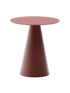 Kave Home - Wilshire-sivupöytä terrakotta ⌀ 50 cm - PINK | Stockmann