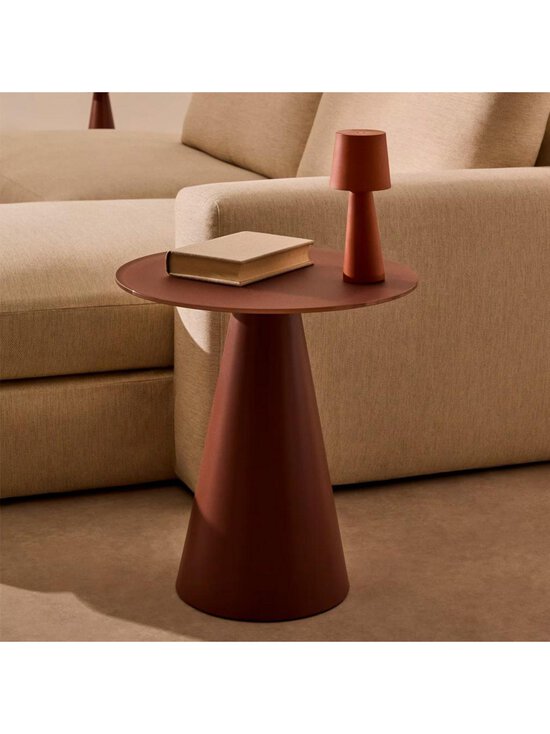 Kave Home - Wilshire-sivupöytä terrakotta ⌀ 50 cm - PINK | Stockmann - photo 2