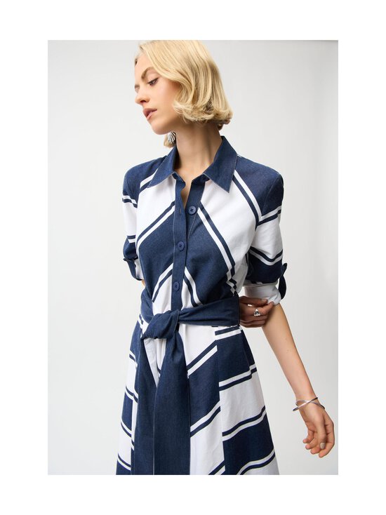 Joseph Ribkoff - Kleit Cotton Stripe Print - 299 NAVY/WHITE | Stockmann - photo 4