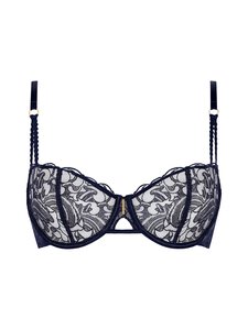 Aubade - Satin Memories Half Cup -rintaliivit - DEEP SEA | Stockmann