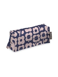 Finlayson - Kukkariemu Mini -toilettilaukku 20 x 9 cm - DARK BLUE/ROSE | Stockmann