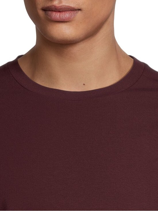 Filippa K - Stretch Cotton t-paita - NULL DARK BURGUNDY DARK BURGUNDY | Stockmann - photo 4