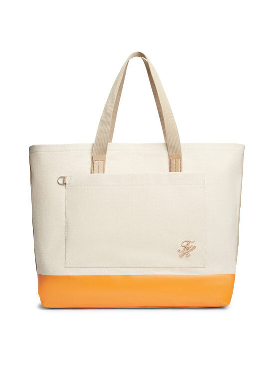 Tommy Hilfiger - Summer Canvas Tote -laukku - ACI CLASSIC BEIGE | Stockmann - photo 1