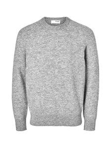 Selected - SlhRai-neule alpakalla - LIGHT GREY MELANGE | Stockmann