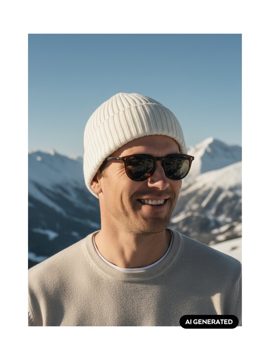 Stenströms - Ribbineulottu merinovillapipo - 050 OFFWHITE | Stockmann - photo 3