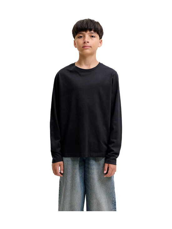 JACK & JONES junior - JjeOrganic Relaxed O-neck krekls - BLACK | Stockmann - photo 1
