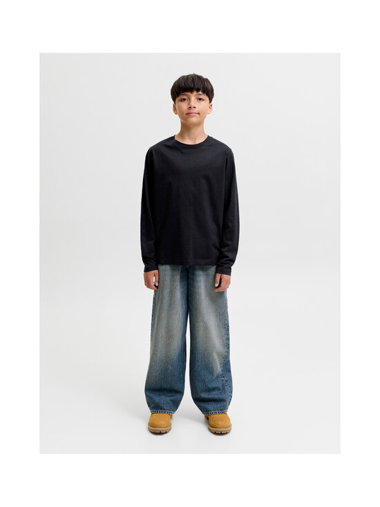 JACK & JONES junior - JjeOrganic Relaxed O-neck krekls - BLACK | Stockmann - photo 3