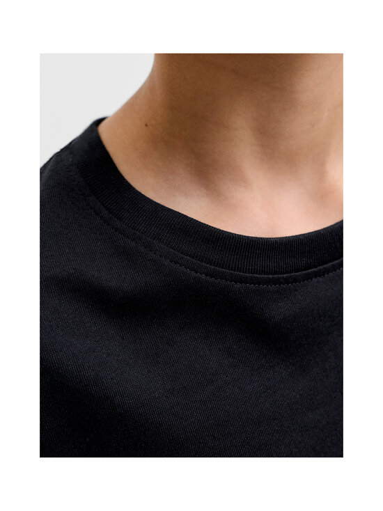 JACK & JONES junior - JjeOrganic Relaxed O-neck krekls - BLACK | Stockmann - photo 4