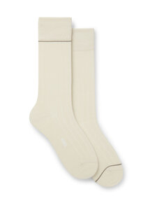 BOSS - Light Rib -sukat 2-pack - OPEN WHITE | Stockmann