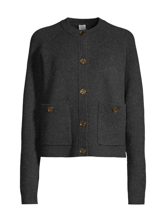 TOTEME - Hammered button -neuletakki - CHARCOAL | Stockmann - photo 1