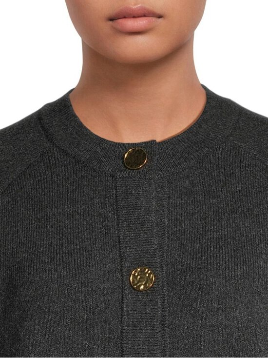 TOTEME - Hammered button -neuletakki - CHARCOAL | Stockmann - photo 4