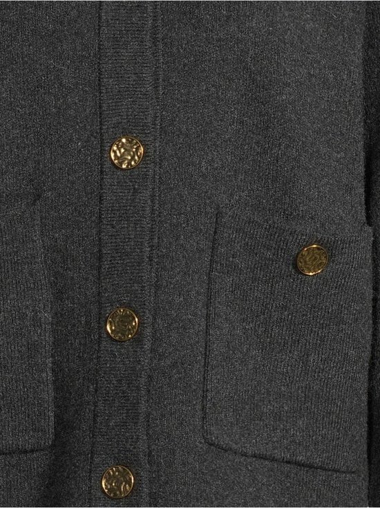 TOTEME - Hammered button -neuletakki - CHARCOAL | Stockmann - photo 5