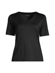 ESSENTIALS by Stockmann - Joanna V-neck T-krekls - BLACK | Stockmann