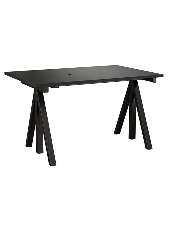 String - String Works -työpöytä musta 120 x 78 cm - BLACK | Stockmann - photo 1