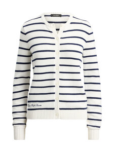 Lauren Ralph Lauren - Ralhan-neuletakki - WHITE/REFINED NAVY | Stockmann