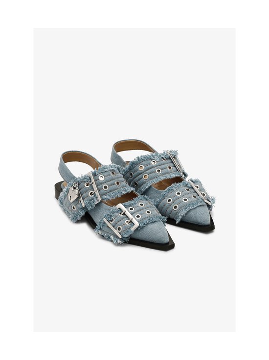 Ganni - Buckle Charms Denim -avokkaat - 928 FADED DENIM - photo 2 Ganni - Buckle Charms Denim -avokkaat - 928 FADED DENIM | Stockmann - photo 2