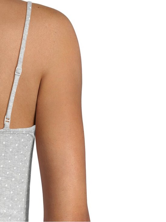 SKIMS - Pesukomplekt Pointelle Lace Cami And Boyshort Set - LIGHT HEATHER GREY PIN DOT | Stockmann - photo 5