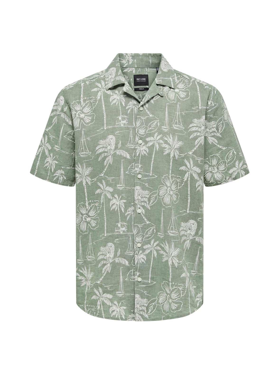 ONLY & SONS Onscaiden reg hawaii -paita