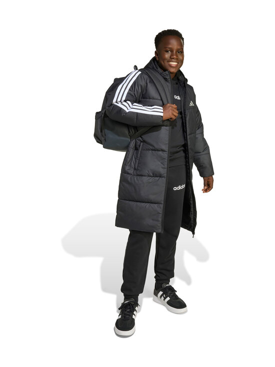 adidas Sportswear - Junior Long pufīga jaka - JW2484 BLACK/WHITE | Stockmann - photo 6
