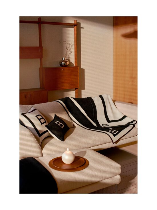 Balmuir - B-logo- tyynynpäällinen villa-kashmirista 50 x 50 cm - 199 BLACK/IVORY | Stockmann - photo 3