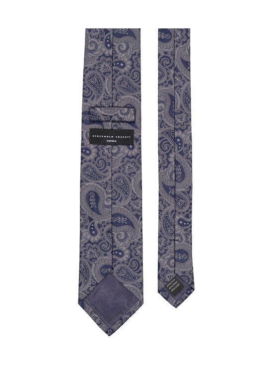 Stockholm Kravatt - Paisley-silkkisolmio - M9 BLUE / GREY | Stockmann - photo 2