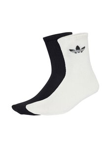adidas Originals - Fluffy Crew -sukat 2-pack - JX5217 OWHITE/BLACK adidas Originals - Fluffy Crew -sukat 2-pack - JX5217 OWHITE/BLACK | Stockmann