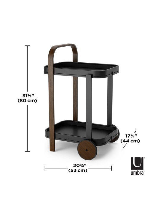 Umbra - Bellwood -tarjoiluvaunu - BLACK/WALNUT | Stockmann - photo 10