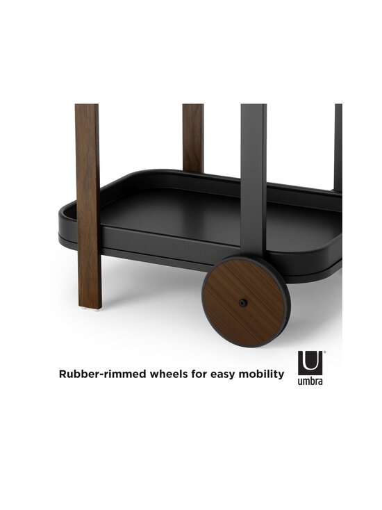 Umbra - Bellwood -tarjoiluvaunu - BLACK/WALNUT | Stockmann - photo 6