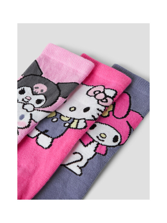 Name It - NmfFifi Hello Kitty zeķes 3-pāri - PIROUETTE PACK:1XSTRAWBERRY M+1XPIROUET+1XPURPLE IM | Stockmann - photo 5