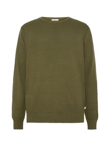 Knowledge Cotton Apparel - Regular Bubble -neulepaita - 1068 BURNED OLIVE | Stockmann