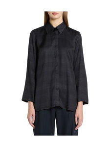 Marella - MllBallata-paita - 002 NAVY CHECK PRINT | Stockmann