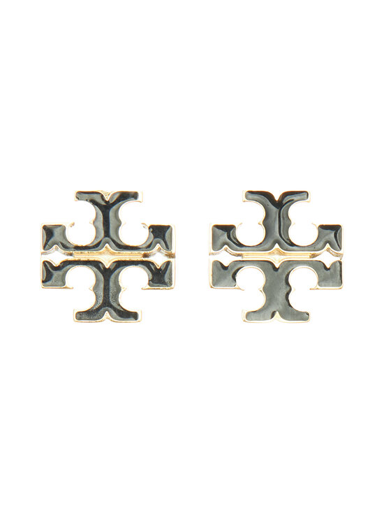 Tory Burch - Nööpkõrvarõngad Small Icon Enamel - BLACK | Stockmann - photo 1