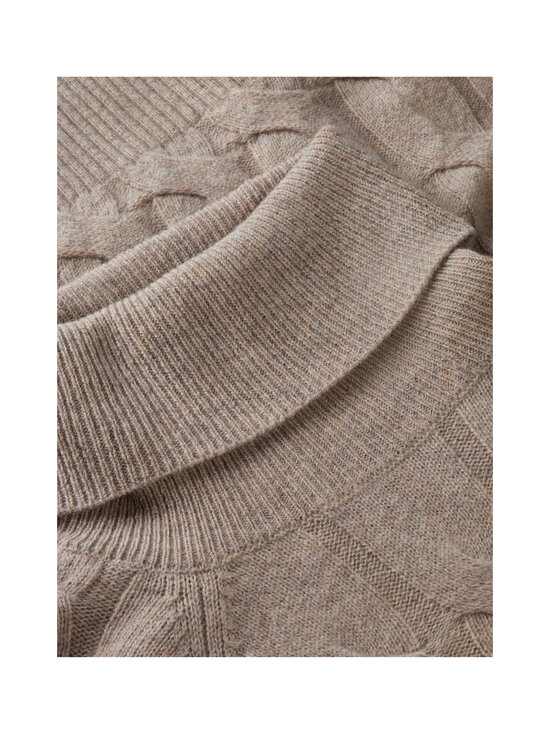 Tommy Hilfiger - Soft Wool Cable -neule - HH0 LIGHT CAMEL HEATHER | Stockmann - photo 4