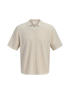 JACK & JONES junior - JorTyler Split Neck -pikeeneule - FEATHER GRAY | Stockmann
