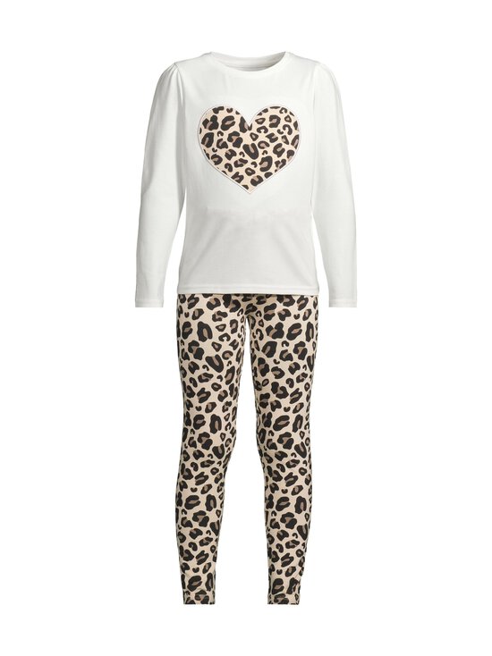 Bogi - Ofelia Lounge Set - trikoopaita & leggingsit - WHITE/SHIFTING SAND AOP | Stockmann - photo 1