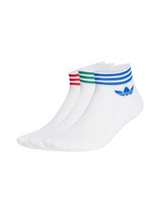 adidas Originals - Island Club Trefoil īsās zeķes 3-pāri - WHITE/BETSCA/BLUE/GR | Stockmann