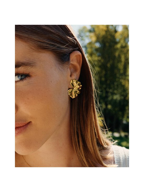 Edblad - Edblad Gerana Studs L apzeltīti auskari - GOLD | Stockmann - photo 2