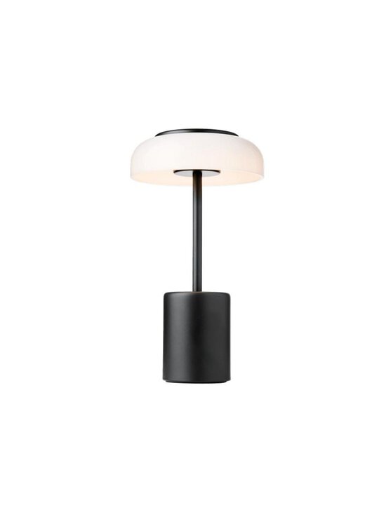 Nuura - Blossi Mini -pöytävalaisin ladattava musta / opaali - BLACK | Stockmann - photo 2