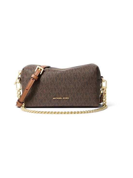 Michael Michael Kors - Bryant Small Soft Crossbody -ketjullinen laukku - 252 BRN/ACORN | Stockmann - photo 1