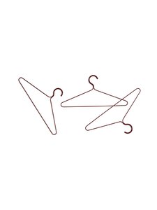 HAY - Colour Hanger Set of 3 - MAROON RED HAY - Colour Hanger Set of 3 - MAROON RED | Stockmann