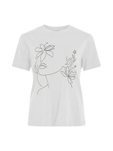 Vila - ViSybil Artistic t-paita - SNOW WHITE DETAIL:FLOWER EMB FOREST NIGHT | Stockmann