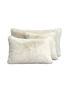 Haomy - Chamonix mākslīgās kažokādas spilvendrāna - 02 IVOIRE | Stockmann