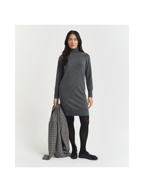 GANT - Kootud kleit Superfine Lambswool - 90 CHARCOAL MELANGE - photo 2 GANT - Kootud kleit Superfine Lambswool - 90 CHARCOAL MELANGE | Stockmann - photo 2